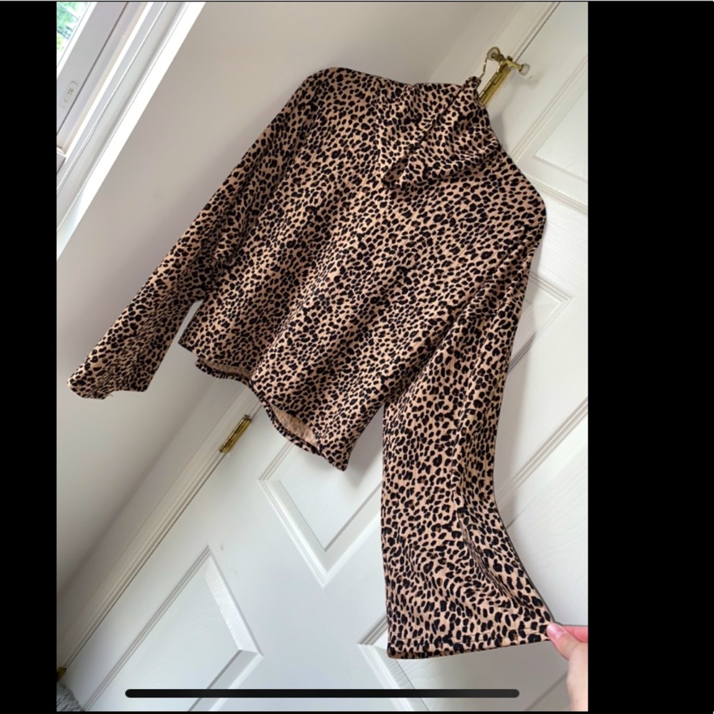 Cheetah print fancy shirt